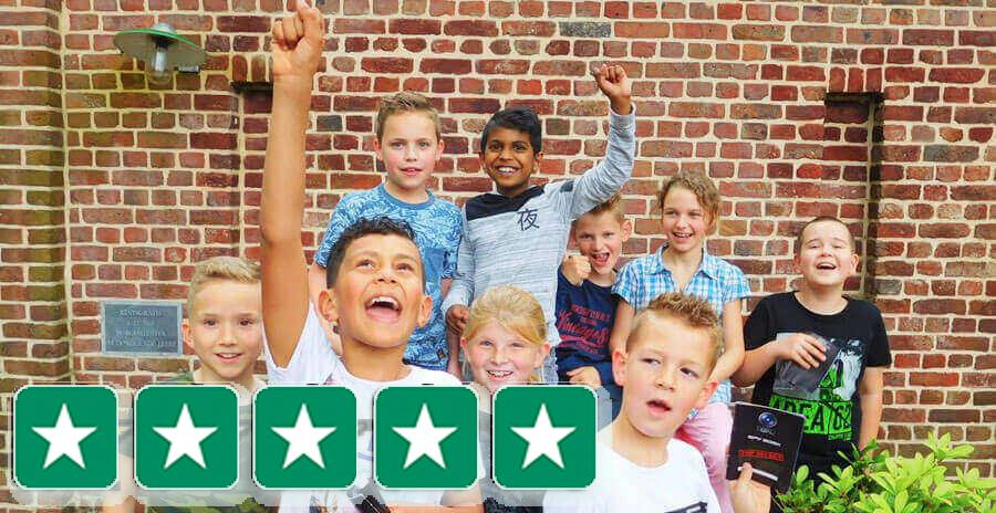 Blije kinderen dankzij een geslaagd kinderfeestje